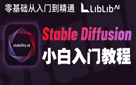 StableDiffusion教程 纯干货LiblibAI教程！20节课掌握StableDiffusion和ComfyUI生图教程