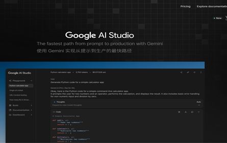 Google AI Studio 
